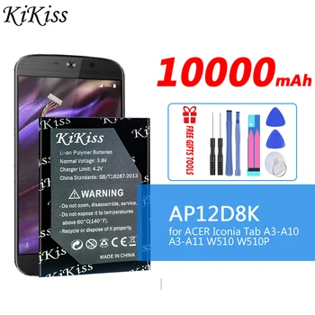 10000mAh kikiss Bateriei pentru Acer Iconia A3-A10-A3-A11 W510 W510P W511 W511P serie AP12D8K 1ICP4/83/103-2