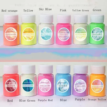12 Culori Mică De Pulbere De Rasina Epoxidica Vopsea Perla Pigment Pentru A Face Bijuterii Rășină Mucegai De Culoare