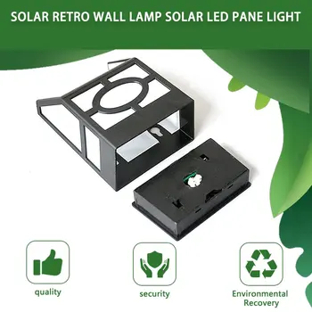 2 LED-uri Super Luminoase de Energie Solară Perete Lampă de economisire a Energiei ABS Lumina de Noapte rezistent la apa pentru Grădină în aer liber, Peisaj Dropship