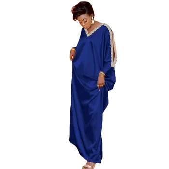 2022 din Africa Rochii pentru Femei Vintage Maneci Liliac Musulman Broderie Partid Rochie Lunga Abaya Dubai Caftan Boho Maxi Vestidos Halat