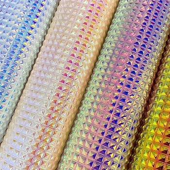 30x137cm Rola Diamant Cucui Texturate Holografic Spunlace Material Foaie pentru a Face Sac Decorare DIY Cercel Pantofi de Artizanat Textil