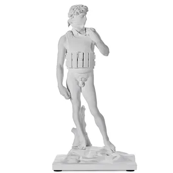 36.5 cm Abstract Bomba David Statui de Michelangelo Buonarroti Arta Sculpturii Rășină Art&Craft Acasă Decorare Accesorii model de cadou