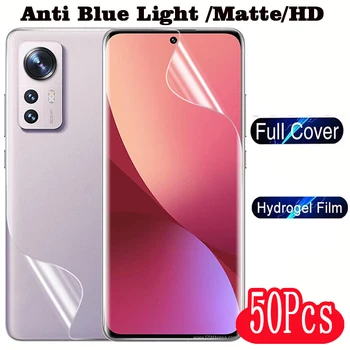 50Pcs Mat Anti Blue Light Hidrogel de Film Protector de Ecran Pentru Xiaomi Mi 13 Pro 12X 12 12 T 12 Pro 5G de Protecție Moale, Nu de Sticlă