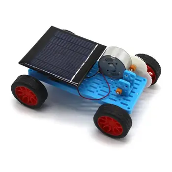 6 Stiluri de Hobby Amuzant pentru Copii de Învățământ Gadget Copii Jucarii Solare Alimentat Jucărie Robot Kit DIY Car Kit Robot Auto