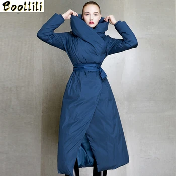 90% Alb Boollili Rață Jos Jacheta Femei Haina De Iarna Pentru Femei De Moda Coreeană Puffer Jacheta 2023 Nou Cald Hanorac Abrigos