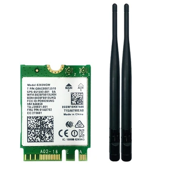 AC8265 placa de Retea Wireless Dual-Band BT4.2 M. 2 Placa De Retea Wifi Cu Antena Pentru Jetson Nano