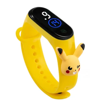 Animate Pokemon Pickachu Ceas cu LED Ceas Electronic Ceas Digital Ceas Sport Mâinile Copiilor de Ziua de Crăciun Jucărie Cadou