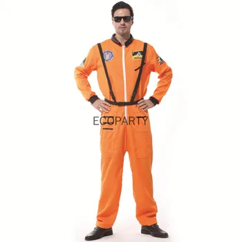 Astronaut De Cosplay, Costume Pentru Bărbați Adulți Spațiu De Zbor Pilot Salopeta Costum Fantasia Costum Pentru Petrecerea De Performanță Etapă De 30
