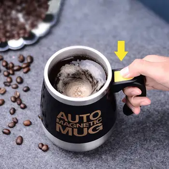 Automată Amestecând Cafeaua Cu Lapte De Amestecare Termice Magnetic Din Otel Inoxidabil Cana