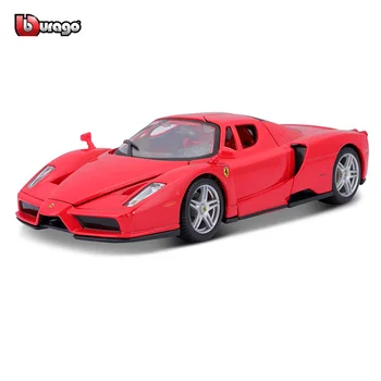 Bburago 1:24 Autentice Ferrari ENZO Model de Masina de Turnare de Metal Jucărie pentru Copii Prieten Cadou de Simulare Aliaj de Colectare