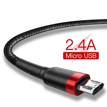 Cablu Micro USB 2.4 a, Rapid de Încărcare pentru Samsung J7 Redmi Nota 5 pentru Telefonul Mobil Micro USB Cablu de Încărcător Cablu de Date