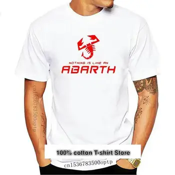 Camiseta clásica de algodón hombre para, camisa divertida de marca, novedad, de verano, no hay nada como un Abarth negru