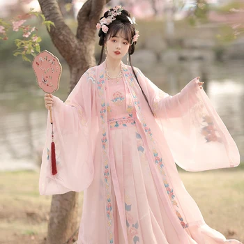 China nouă Stilul Dinastiei Tang Tradiționale Han Costum Elegant și Proaspăt Rol de Dans Popular Costum de sex Feminin coreeană Costum de Zână