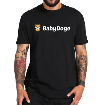 Copilul Doge T-shirt Cryptocurrency BabyDoge Crypto Monedă Iubitorii de Amuzant Tricou 100% Bumbac Casual de Vara Moale Unisex Tricou UE Dimensiunea