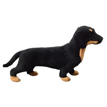 Câinele Figurine Teckel Cifre Statuie De Animale Jucării Catelus Mini Caini In Miniatura Animale Figura Realist Toyshelf De Craciun Model