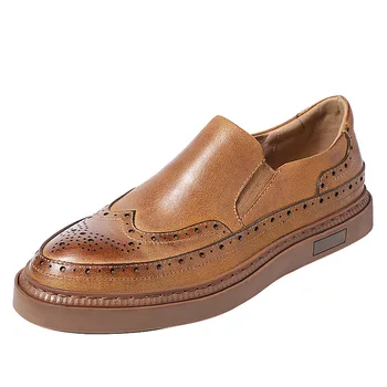 De Afaceri britanic Mens casual Pantofi de Iarnă de Înaltă Calitate din Piele Pantofi Bărbați Dantela-Up Oameni de Afaceri Pantofi Transport Gratuit Toamna