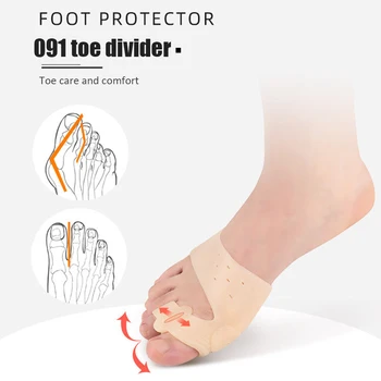 Degetele De La Picioare Separator De Inflamație La Picior Os Ectropion Reglare Hallux Valgus Inflamație La Picior Corector Pad Deget Îndreptat Exterior Aparat Picior De Îngrijire Instrument
