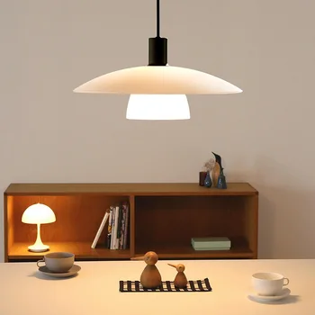 Designer Grilaj De Fier Design Pandantiv Lumină De Înaltă Calitate Umbrela Led Lampă De Agățat De Viață Loui Luciu Bucătărie Droplight