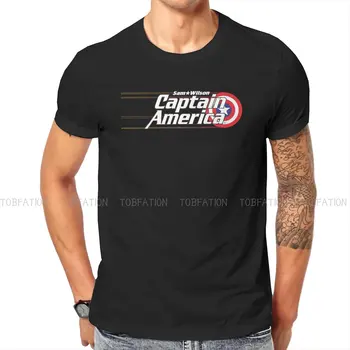 Disney Captain America Film Omul Tricou Titlul Logo-Ul De Moda Tricou Grafic Streetwear Hipster