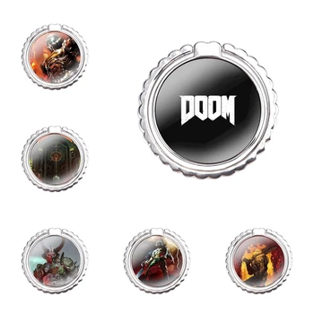Doom Joc De Logo-Inel De Telefon Mobil Titularul Deget Inelul Suport Kickstand Metal Suport De Prindere