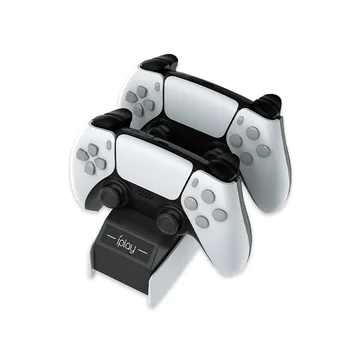 Dual Charger Dock pentru PlayStation 5 Controler Wireless Ocupa Gamepad Încărcător cu Cablu USB pentru PS5 Controler de Joc
