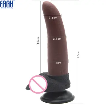 FAAK 2018 New Sosire Jucarii Sexuale Animal Dildo-uri de Silicon Vibrator Mare Realista de Penis de Cerb de sex Feminin Masturbator Vibratoare pentru Femei