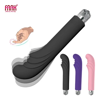 FAAK cu nervuri bagheta vibrator clit g-spot stimula feminin masturbator masaj de prostata adult jucarii sexuale din silicon vibrator anal plug