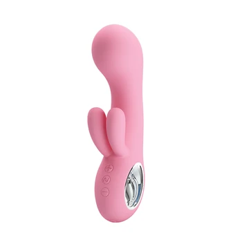 G Spot Vibrator Rabbit Vibrator pentru Femei Dual Vibration Silicon rezistent la apa Vagin, Clitoris Analsex Masaj Jucarii Sexuale Magazin