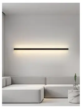 H 100CM LED Bar tranșee de Perete de nunta deco Lampa de Camera de zi Canapea de Colț de lumină Led-uri de Studiu Dormitor Linie lungă de iluminat interior perete
