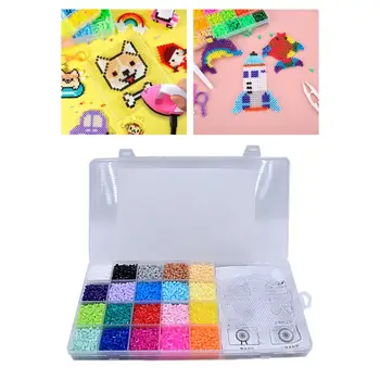 Hama Margele, Handmade, de Artizanat Puzzle-uri Jucarii cu Cutie de Siguranțe Margele Ambarcațiuni Kit-ul Pixel Art Șirag de mărgele pentru Copii