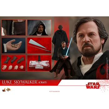 Hottoys Luke Skywalker Mms507 Star Wars Episode Viii Ultimul Jedi Crait Versiune 31Cm Acțiune Figura Colecție Limitată Model de Jucărie