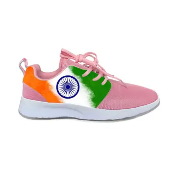India Pavilion Indian Mândrie Patriotică Moda Amuzant Sport Pantofi sport Casual Respirabil Usoare de Imprimare 3D Femei de sex Feminin Adidași