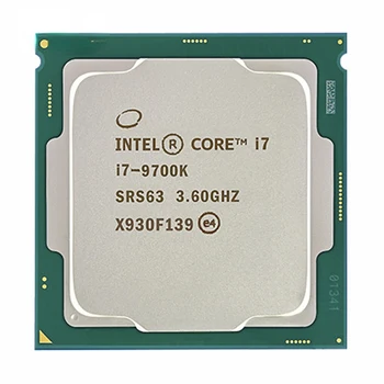 Intel Core i7-9700K i7 9700K 3.6 GHz Eight-Core de Opt Thread CPU Procesor 12M 95W PC Desktop LGA 1151