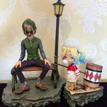 Joker&Copilul Cifre Clovn Qiuun Fată Drăguță Scena De Tuning Statuie Cifre Model De Colectie Jucarii Cadou Papusa