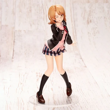 JP Anime Isshiki Iroha Uniformă Școlară Fata PVC Acțiune Figura Figura Anime Model de Colectare de Jucării Modle Papusa Cadouri