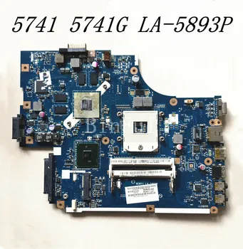 LA-5893P Transport Gratuit de Înaltă Calitate, Placa de baza Pentru ACER Aspire 5741 5741G Laptop Placa de baza 100% Testate Complet de Lucru Bine