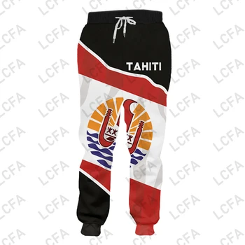 LCFA Bărbați, Pantaloni de Sport de Imprimare 3D Polinezia, Tahiti Bărbați Îmbrăcăminte Genshin Impact Jogging Pantaloni Femei Harajuku pantaloni de Trening Dropship 4XL