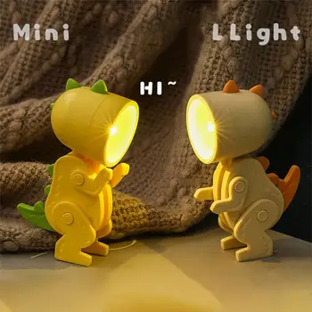 Lumina de Noapte LED Portabil Mini de Desene animate de animale de Companie Lumina Ins Student Cadou de Companie Pliere Masă Lampă Lampă de Noptieră Durabil Decorare Dormitor