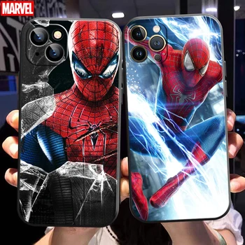 Marvel Spiderman Pentru Apple iPhone 13 12 11 Pro 12 13 Mini X XR XS Max 5 6 6S 7 8 Plus SE2020 Telefon Caz Carcasa Capac de Silicon