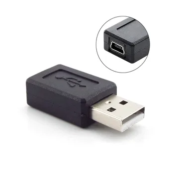 Mini USB B 5 Pini de sex Feminin Jack USB 2.0 de sex Masculin Conector Adaptor M/F Extins prin Cablu de Mare Viteză de Transfer