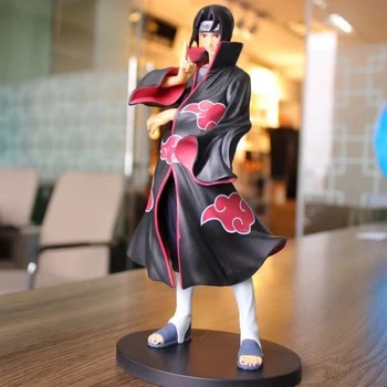 Naruto 22cm Uchiha Itachi Statuie Anime Figurină de Acțiune Figura Jucării Rece de Colectie Model de Desene animate Pentru Aniversare, Cadouri pentru Copii Jucarii