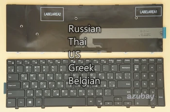 NE rusă, Thai, greacă Belgian Keyboard pentru Dell Inspiron 15- 3541 3542 3543 3551 3552 3555 3558 3559 3565 3567 3568 3573 3576
