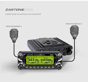 New Sosire Zastone D9000 60W Masina Walkie Talkie 50km Dual Band UHF VHF Radio Mobile