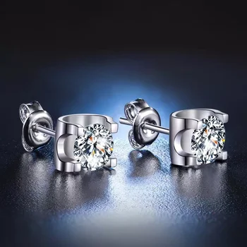 Noi U-în formă de cercei cu diamante de moda cercei de argint doamnelor nunta cercei