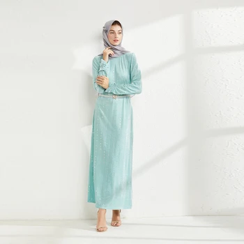 Noua Moda De Înaltă Calitate Femei Musulmane Rochie Lunga Arabă Islamică Paiete Îmbrăcăminte Abaya