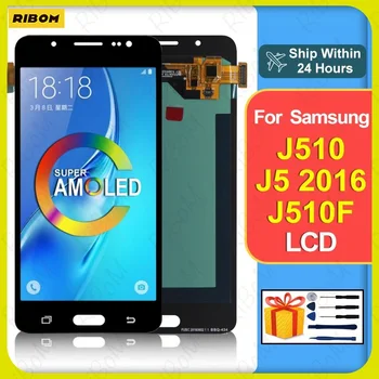 Noul Super AMOLED Pentru Samsung Galaxy J5 2016 Ecran LCD Tactil Digitizer Pentru Samsung J510 J510FN J510M J510G Display
