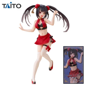 Original TAITO Data Un Live Tokisaki Kurumi Figura Anime costum de Baie 20Cm Pvc Acțiune Figurina Modelul de Colectare de Jucării pentru Băieți Cadou