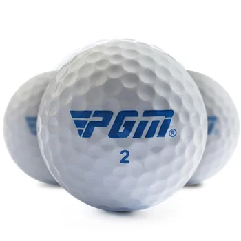 PGM 10BUC dublu-strat practică minge de Golf Sporturi în aer liber, Alb de Spumă PU Interioară în aer liber Practică Mingi de Golf de Formare mingi de Golf