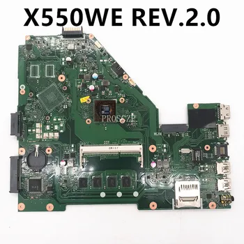 Placa de baza Pentru ASUS X550E X550WE X550EP F552E X552E X552EP Laotop Placa de baza REV.2.0 Cu 4G RAM /E2-6110 4, 100% Testat OK