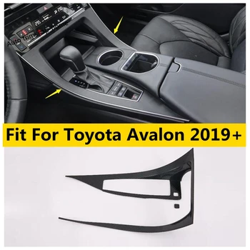 Potrivit Pentru Toyota Avalon 2019 - 2023 Boxe Schimbare Cutie de Viteze Panou Acoperire Decor Ornamental ABS, Fibra de Carbon, Accesorii de Interior